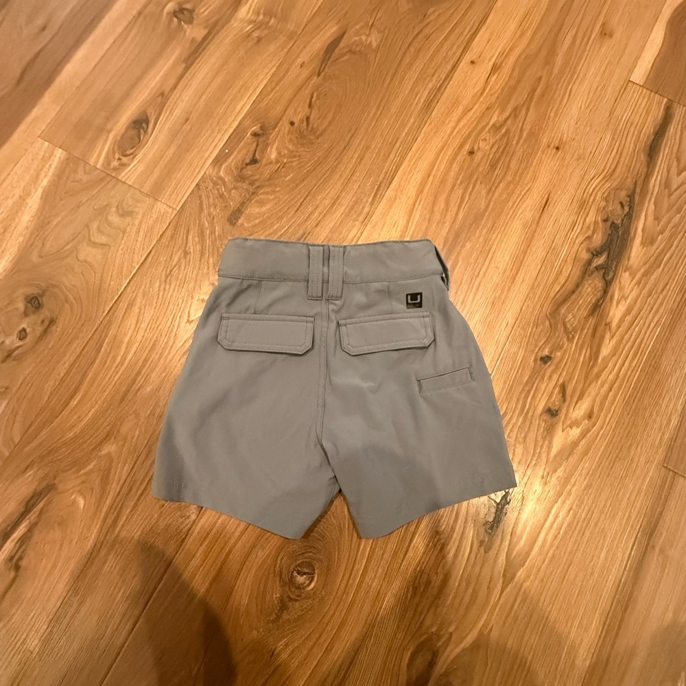 Huk Light Gray boys Hybrid Shorts